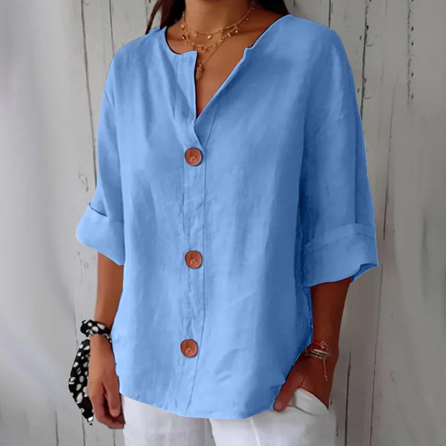 Maryline Casual Linen Shirt